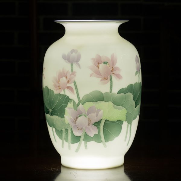 冬瓜瓶 荷花/件
