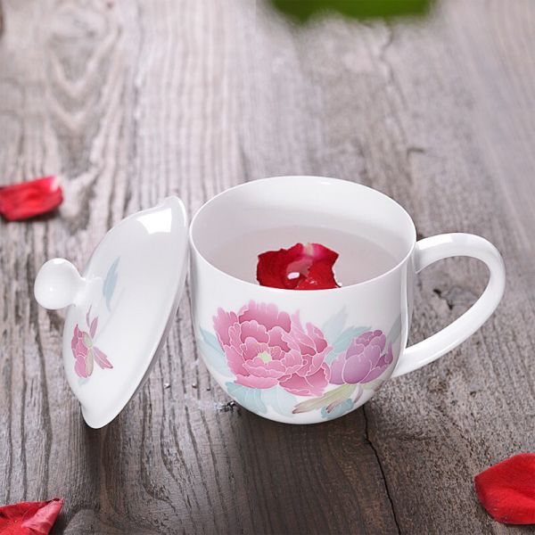 牡丹+花开富贵贵妃杯