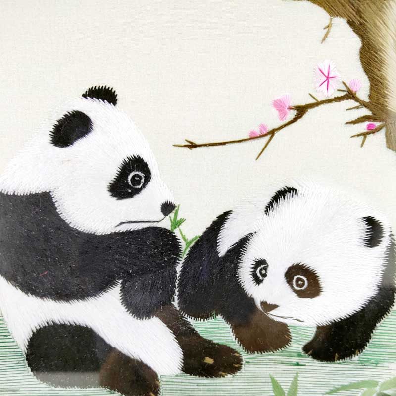 湘绣扇子(钢丝款，带扇架）/件