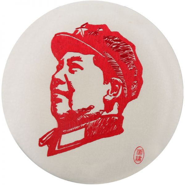 双面绣毛主席/件