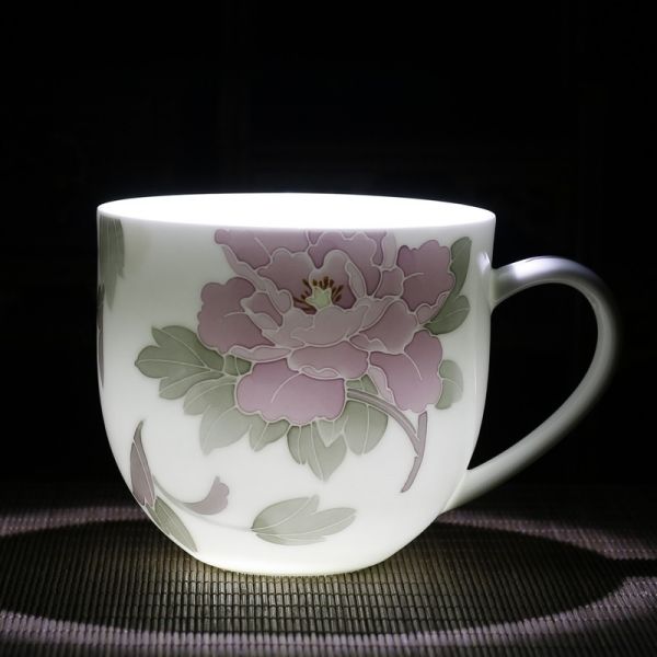 花开富贵贵妃杯/件