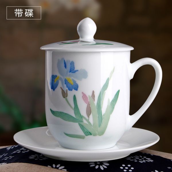 蝴蝶兰常委杯碟/件