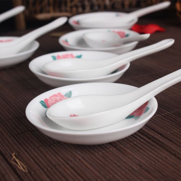 双面红芙蓉55头中餐具/套
