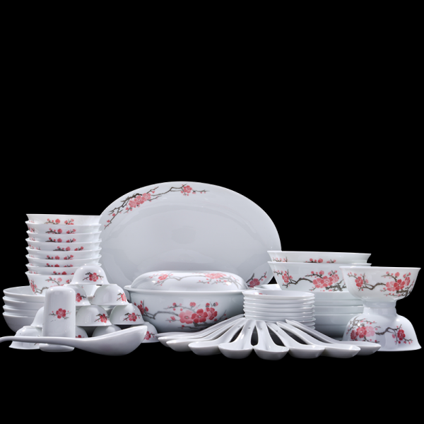 梅花55头餐具/件