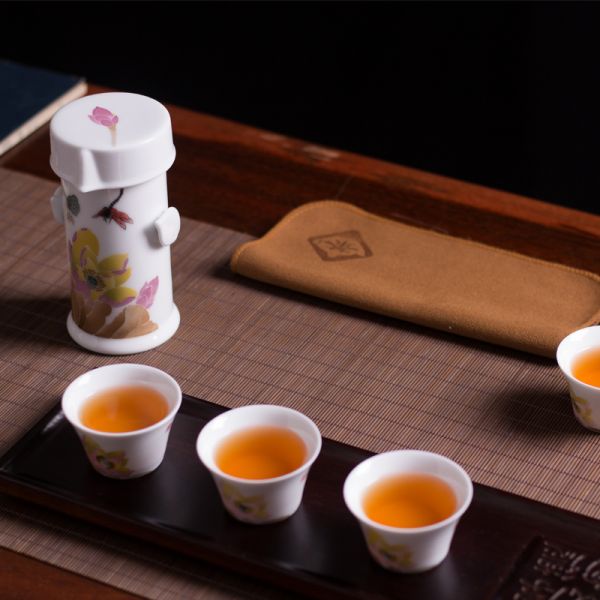 百合漏斗茶具/套